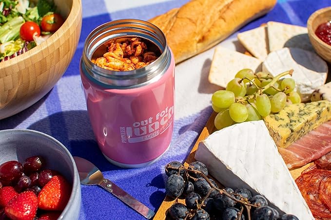 Out For Lunch Food Flask with Spoon-38ml or 580ml