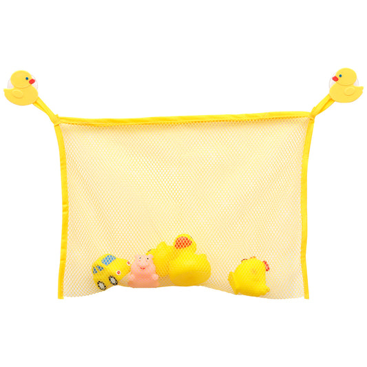 Bath Toys Bag On Duck Suction Cups