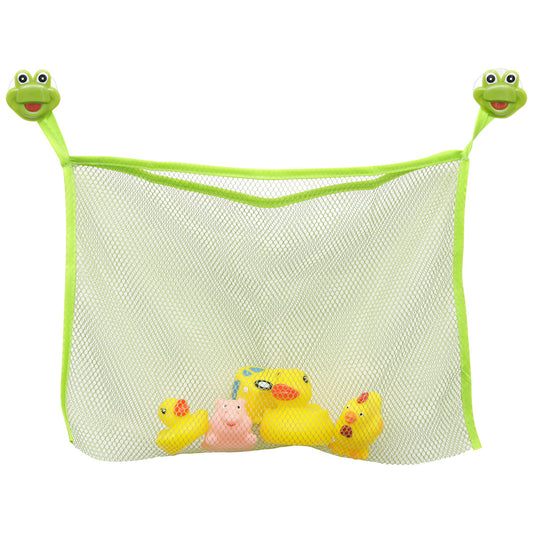 Bath Toys Bag On Frog Suction Cups