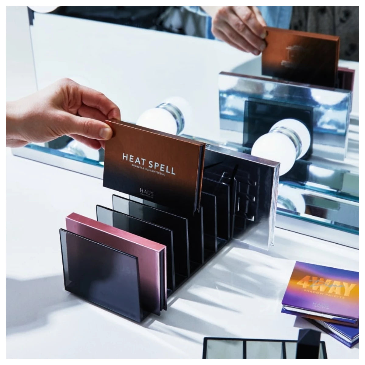 7-Compartment Makeup Palette Organiser - By Sarah Tanno