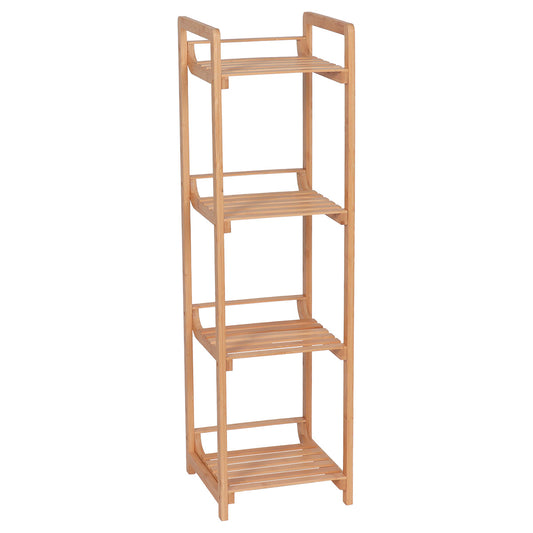 Bamboo Slim Shelves- 4 Shelf - The Organised Store