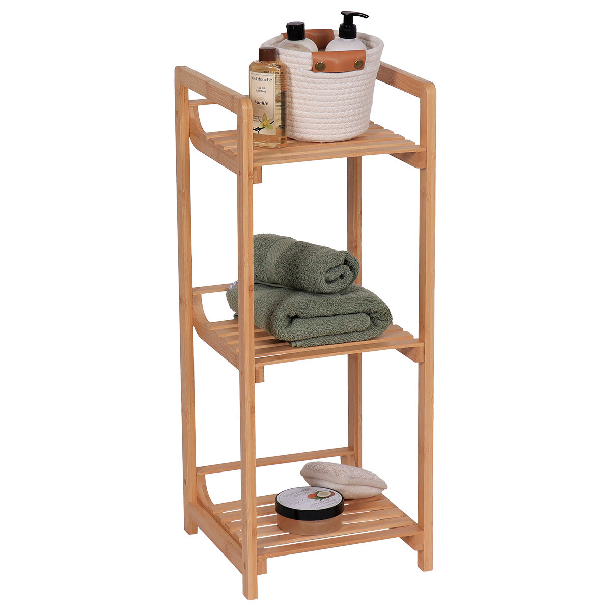 Bamboo Furniture Shelves- 3 Shelves - The Organised Store