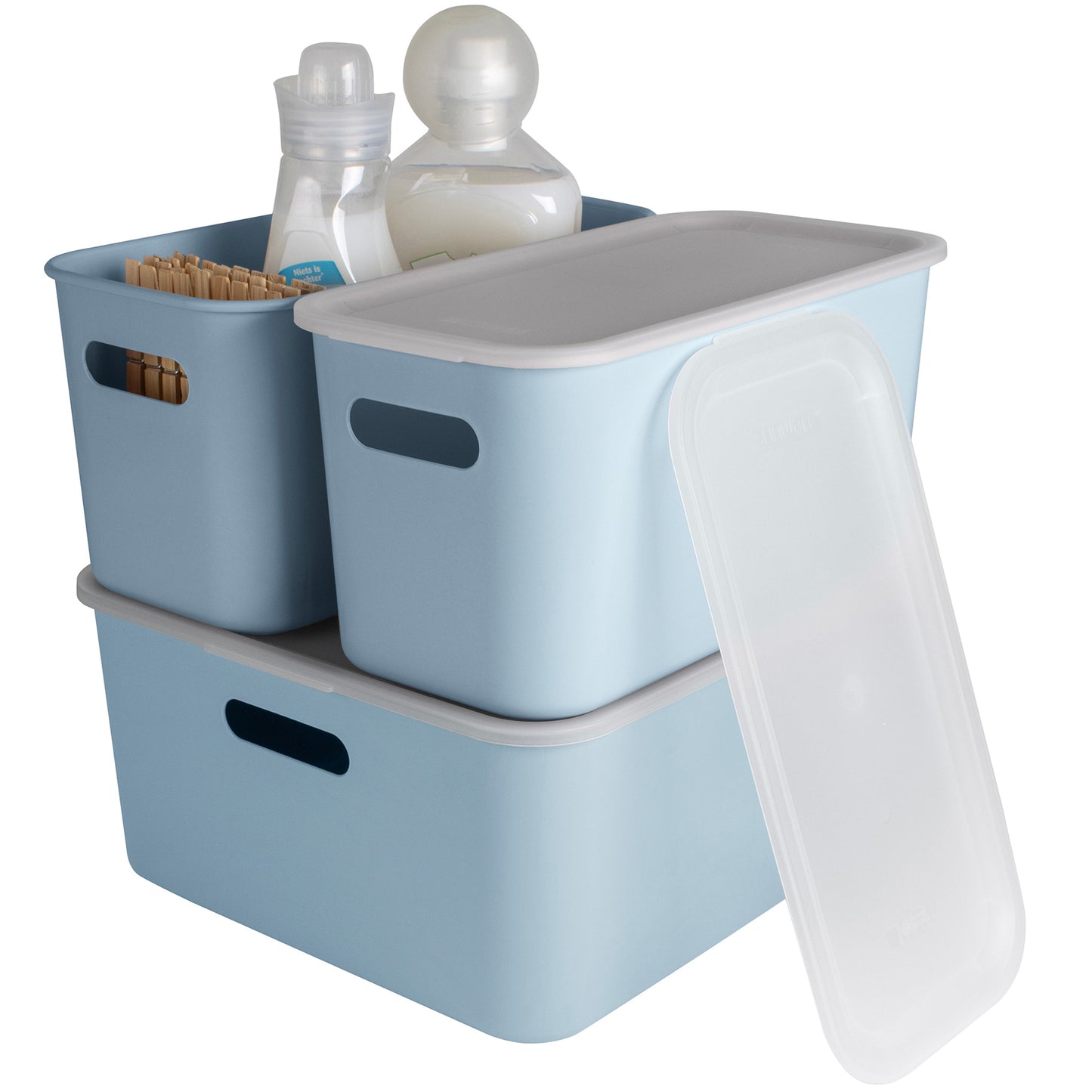 Sigma Home Cube Box 6L -Blue - The Organised Store