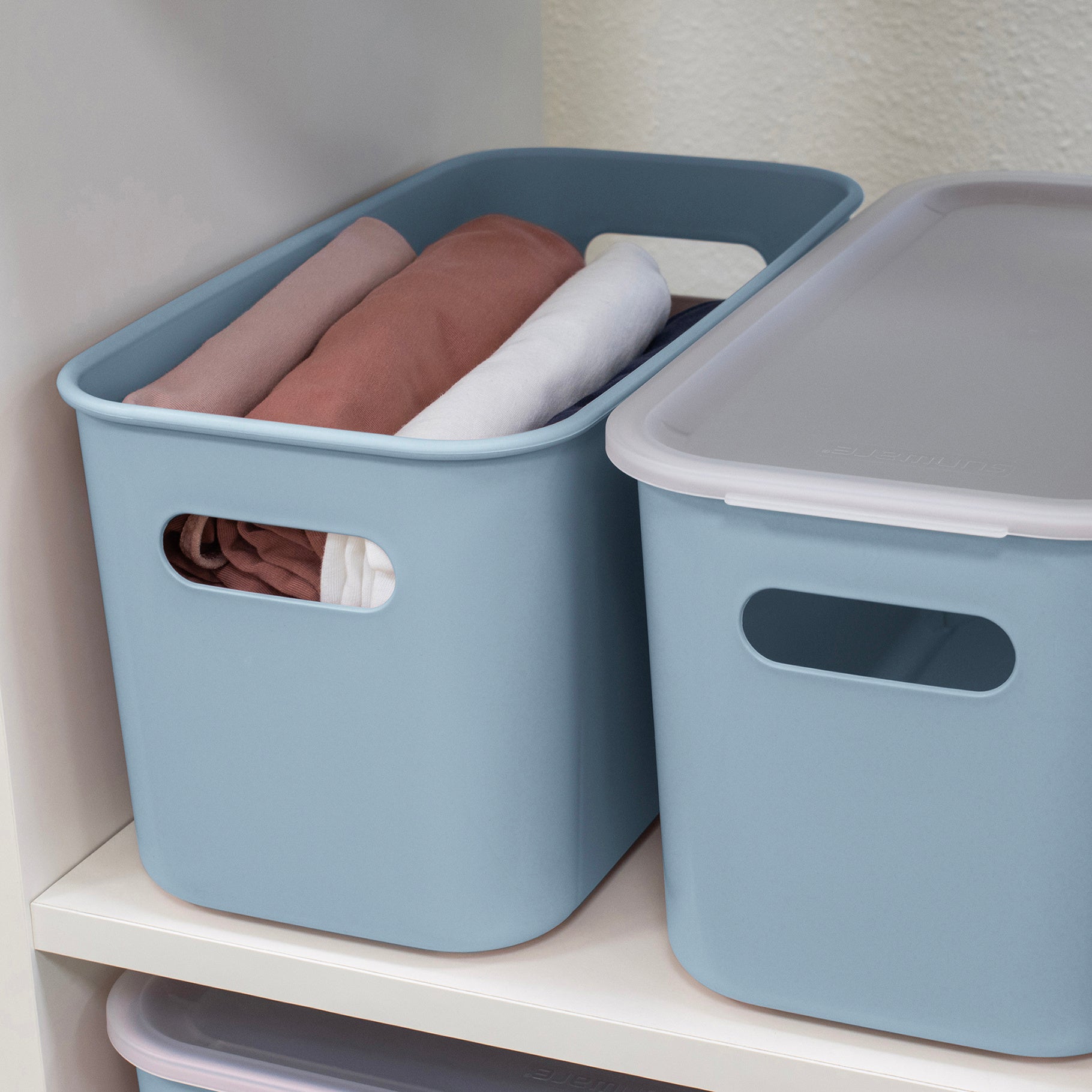 Sigma Home Cube Box 6L -Blue - The Organised Store