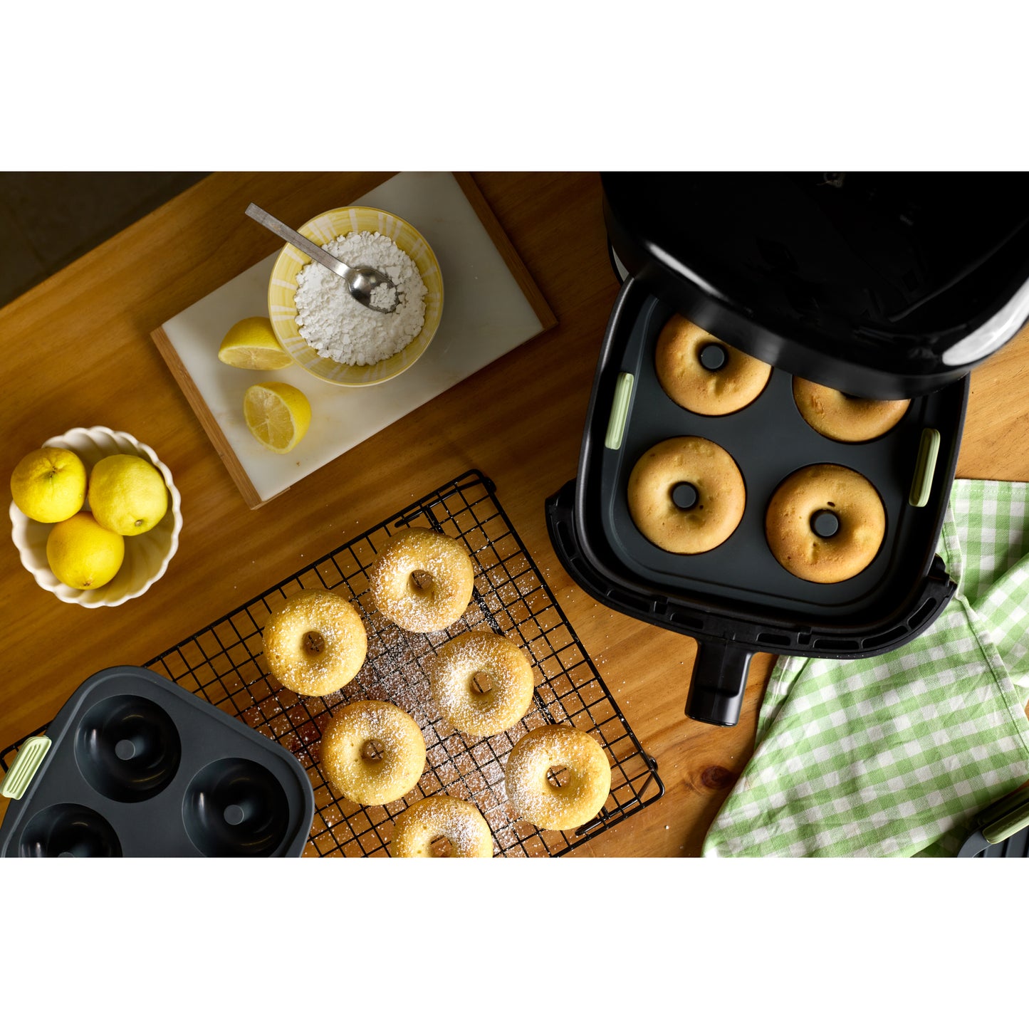 Air Fryer Doughnuts Mould, 4 hole