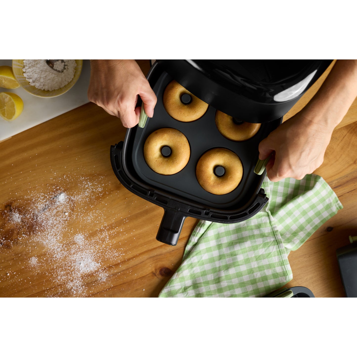 Air Fryer Doughnuts Mould, 4 hole