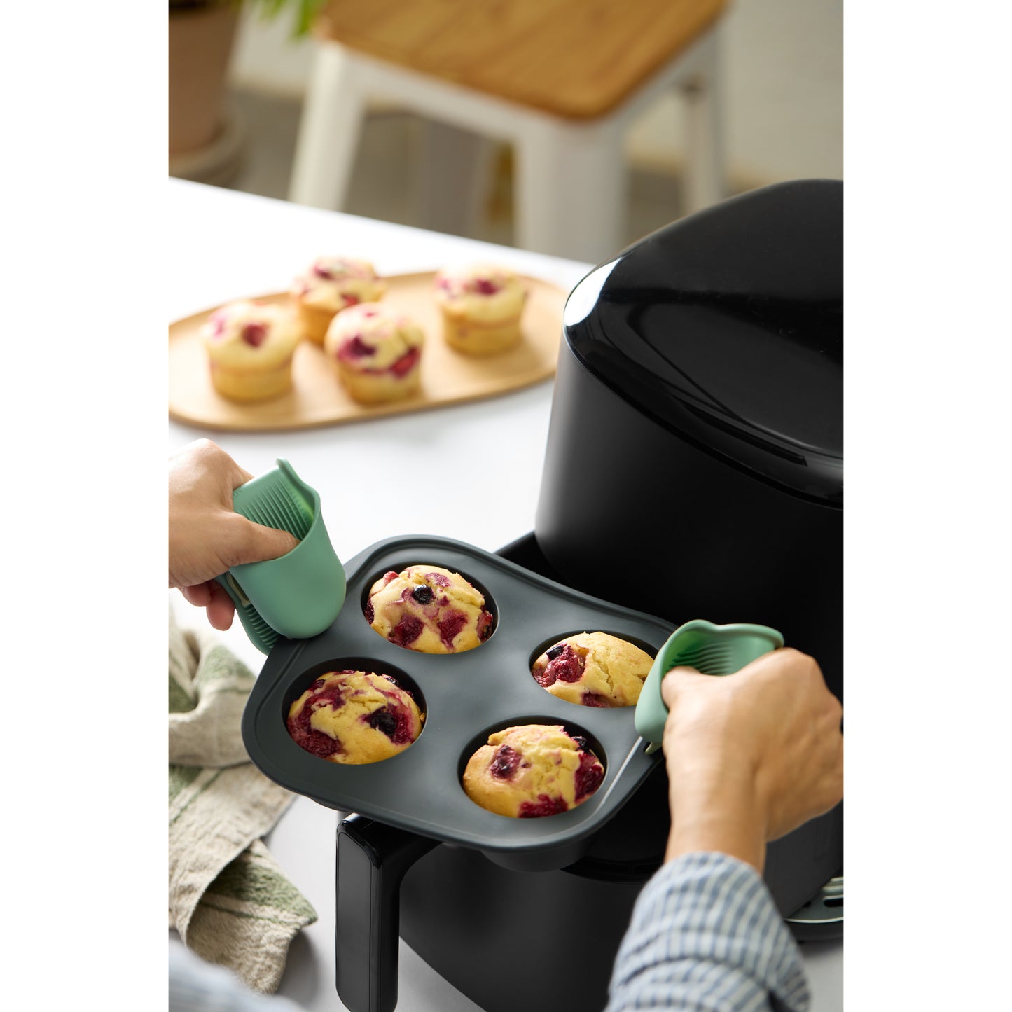 Air Fryer Muffins Mould, 4 hole