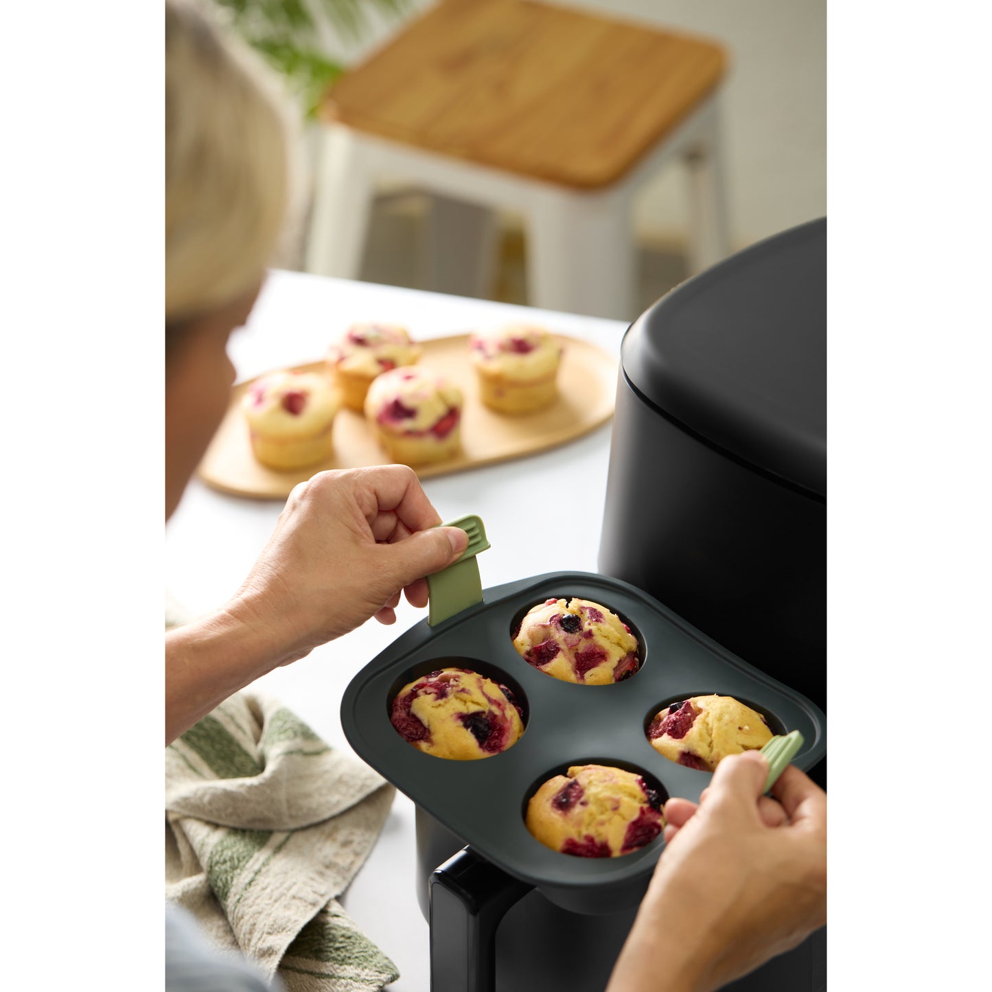Air Fryer Muffins Mould, 4 hole