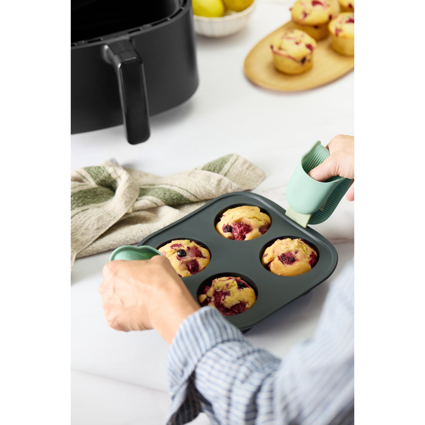 Air Fryer Muffins Mould, 4 hole
