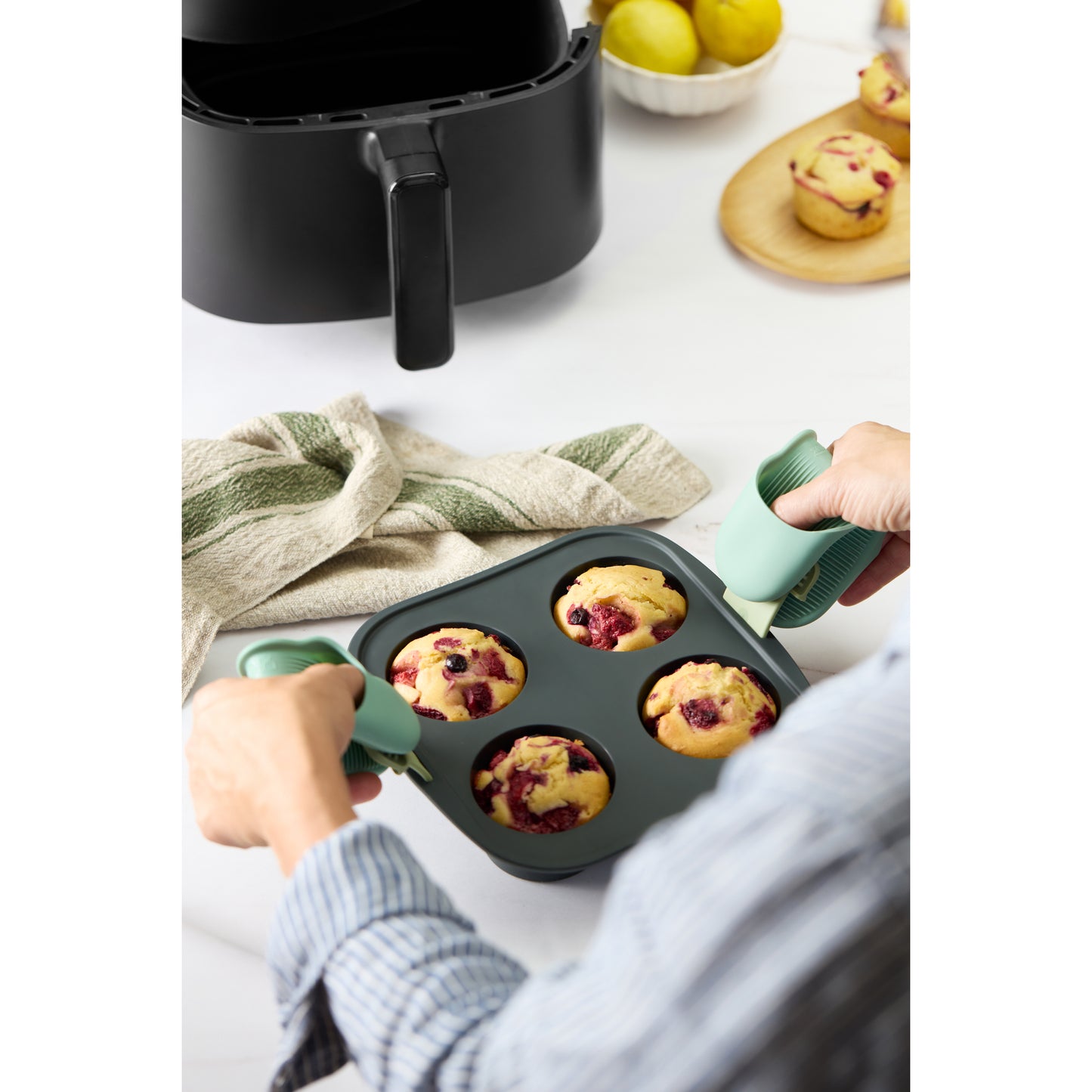 Air Fryer Muffins Mould, 4 hole