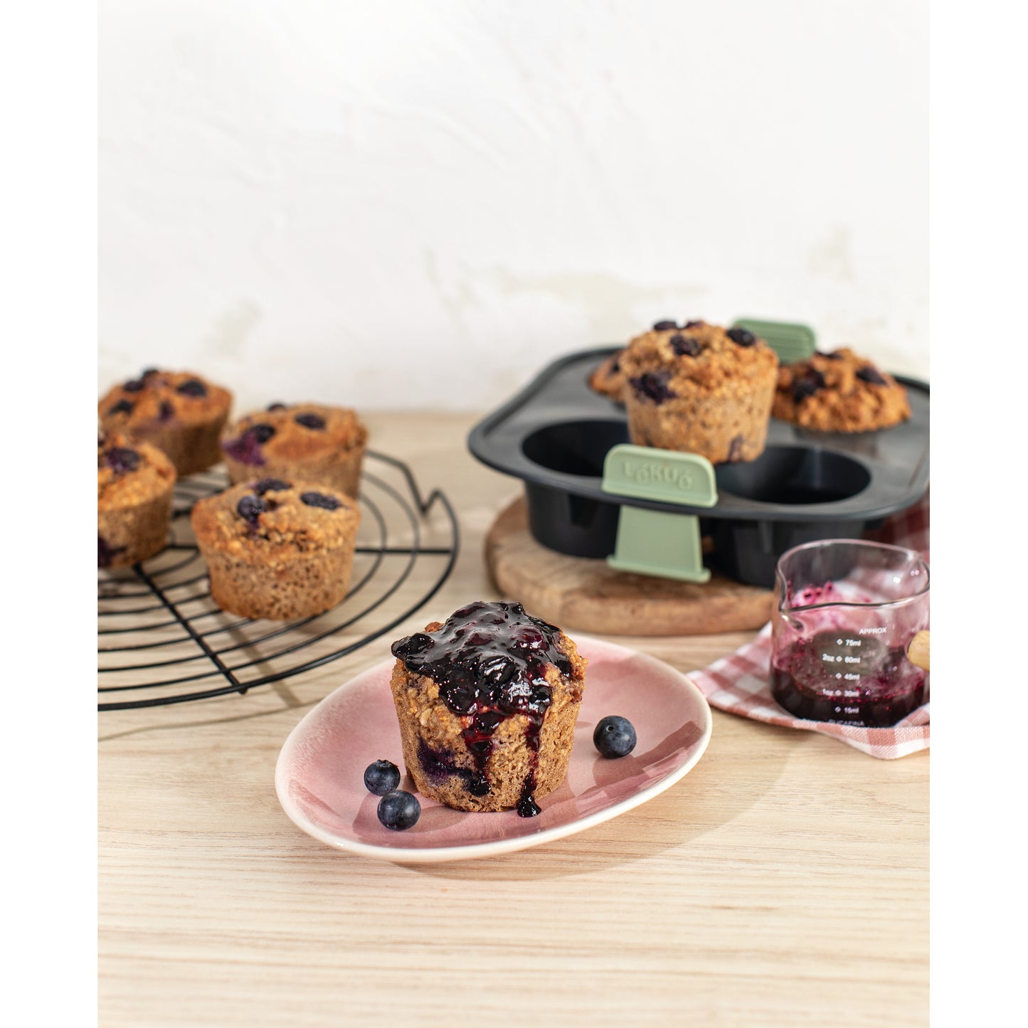 Air Fryer Muffins Mould, 4 hole