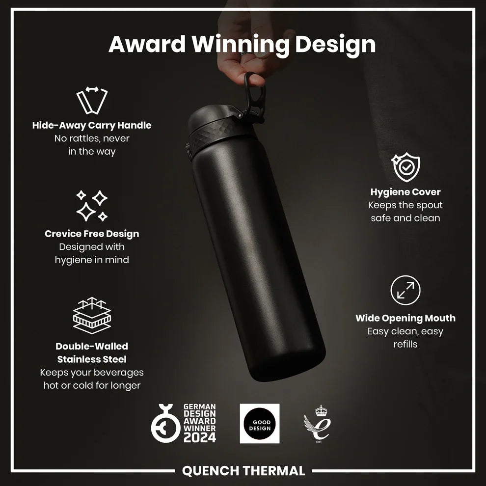 Ion8 Quench Stainless Steel Water Bottle-Various - 920ml