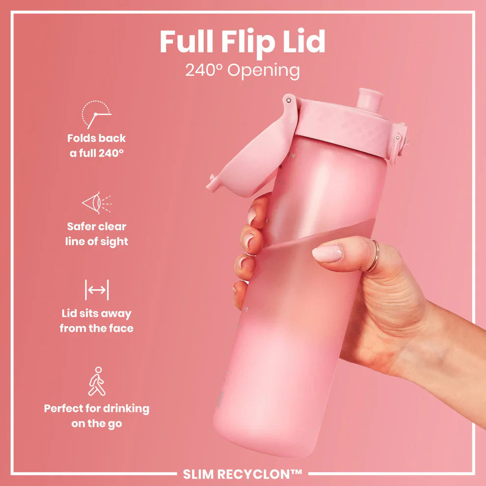 Ion8 Slim Water Bottle, 500ml - Various Colours