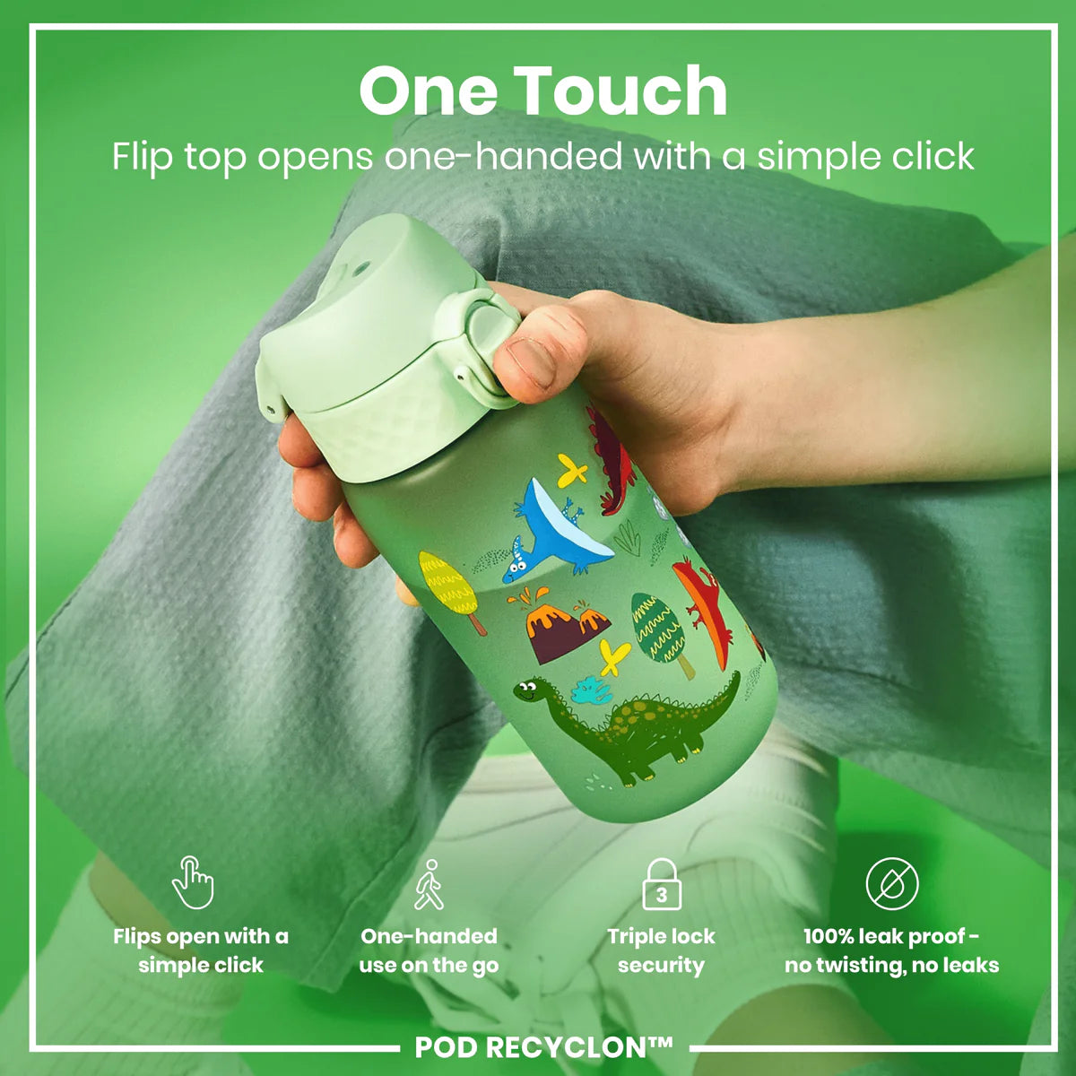 Ion8 Pod Water Bottle-Various - 350ml