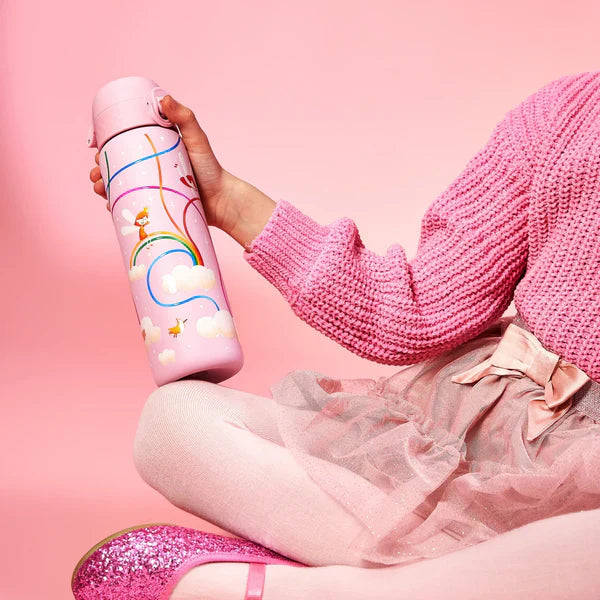 Ion8 Slim Stainless Steel Water Bottle Fairy-600ml