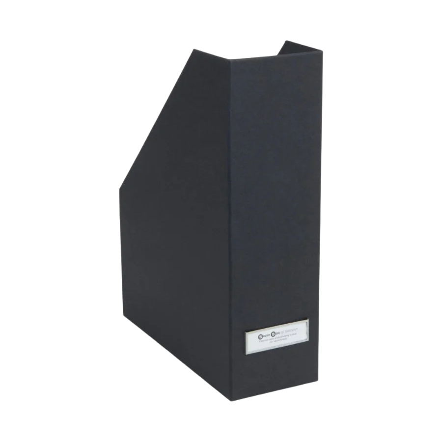 VIKTORIA Magazine/File Collector- Dark Grey