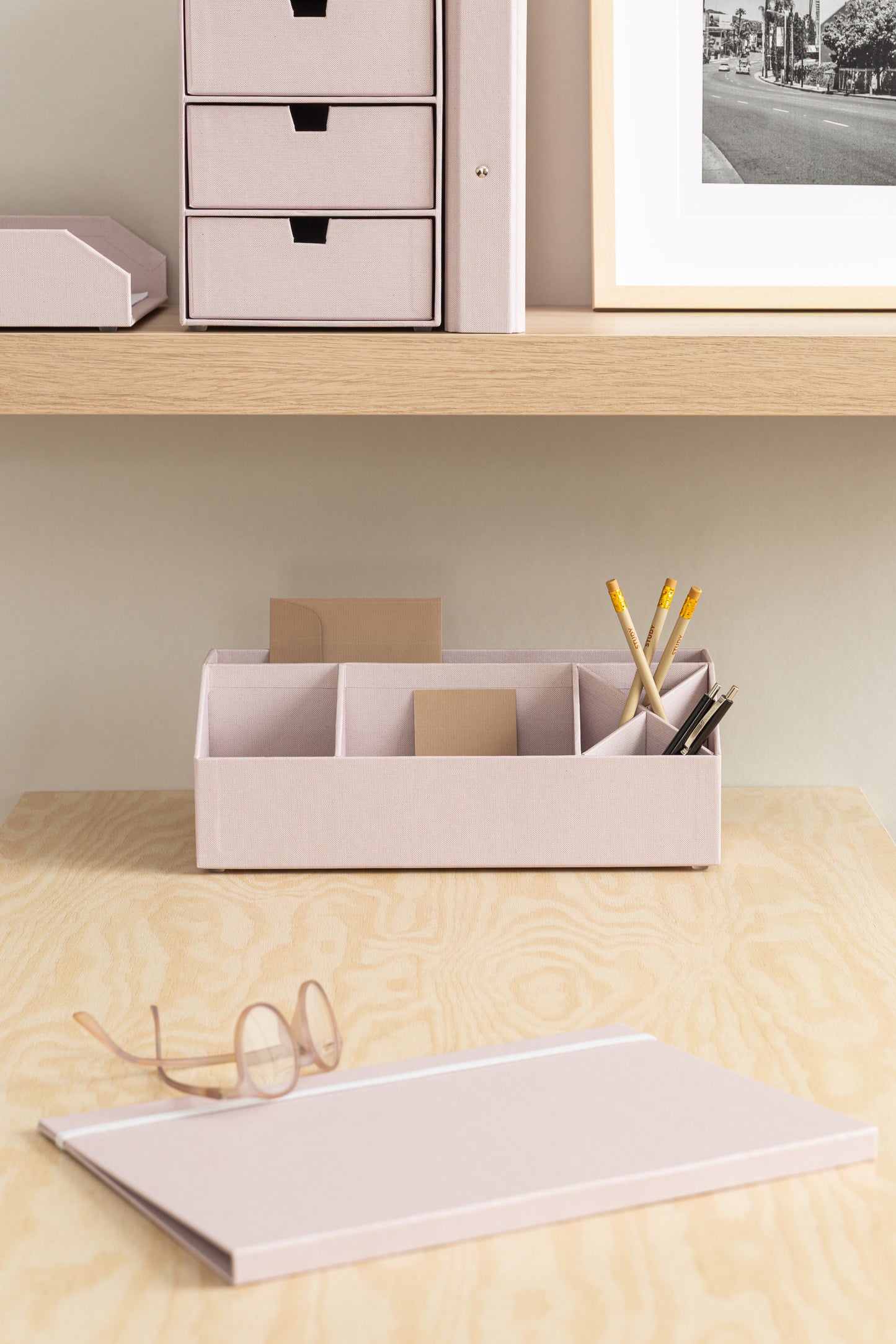 Elisa DeskTop Organiser- Rose