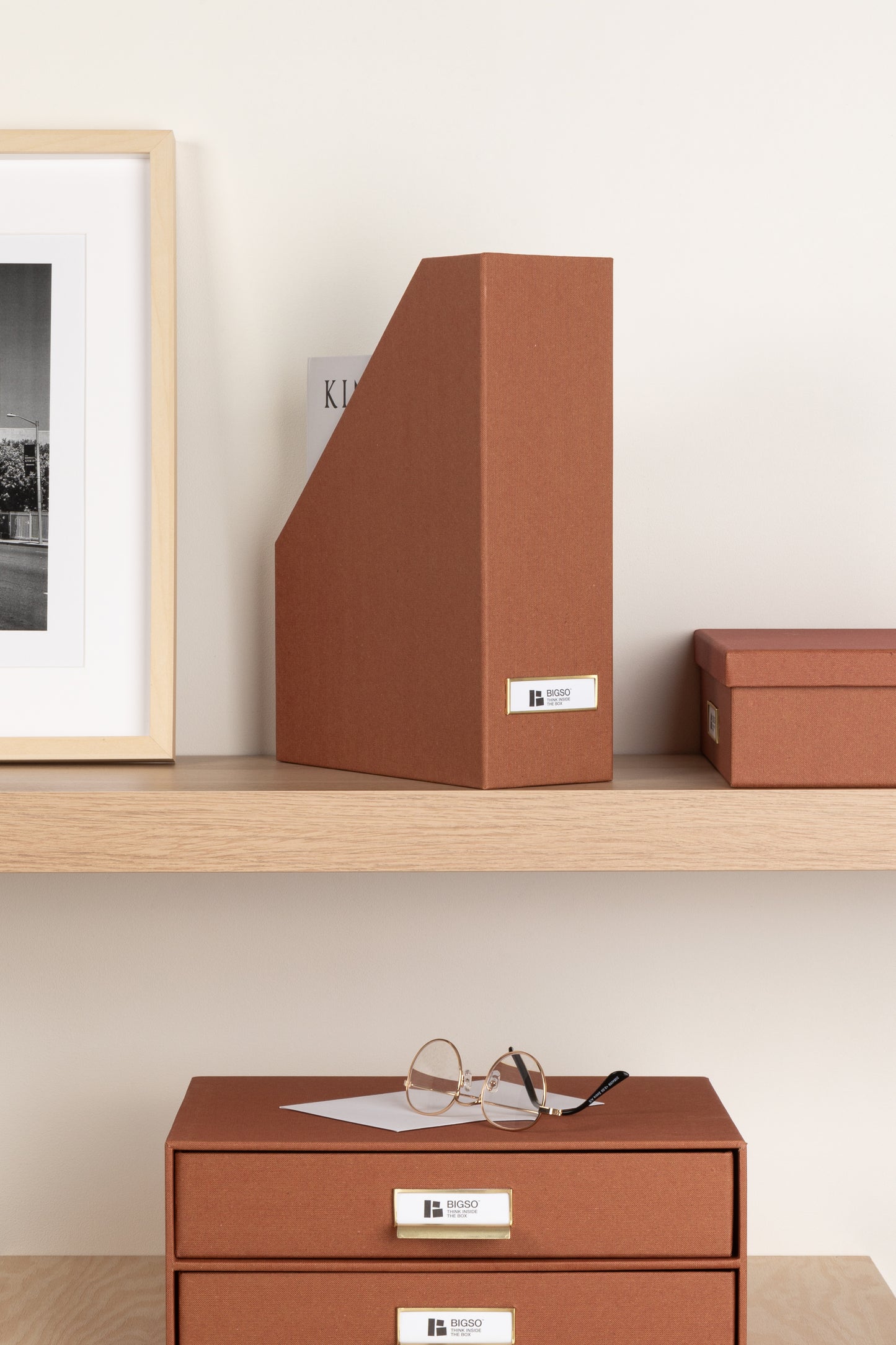 Victoria Magazine File Holder- 100% Recycled Paper