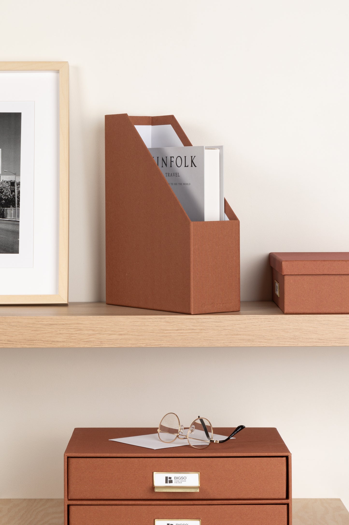 Victoria Magazine File Holder- 100% Recycled Paper