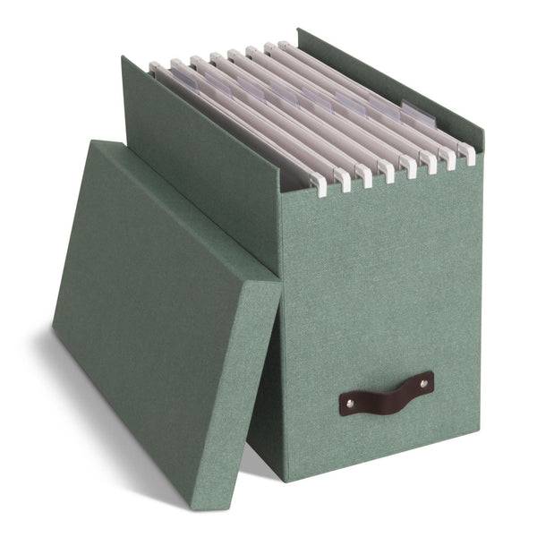 Johan File Box- Soft Teal – The Organised Store