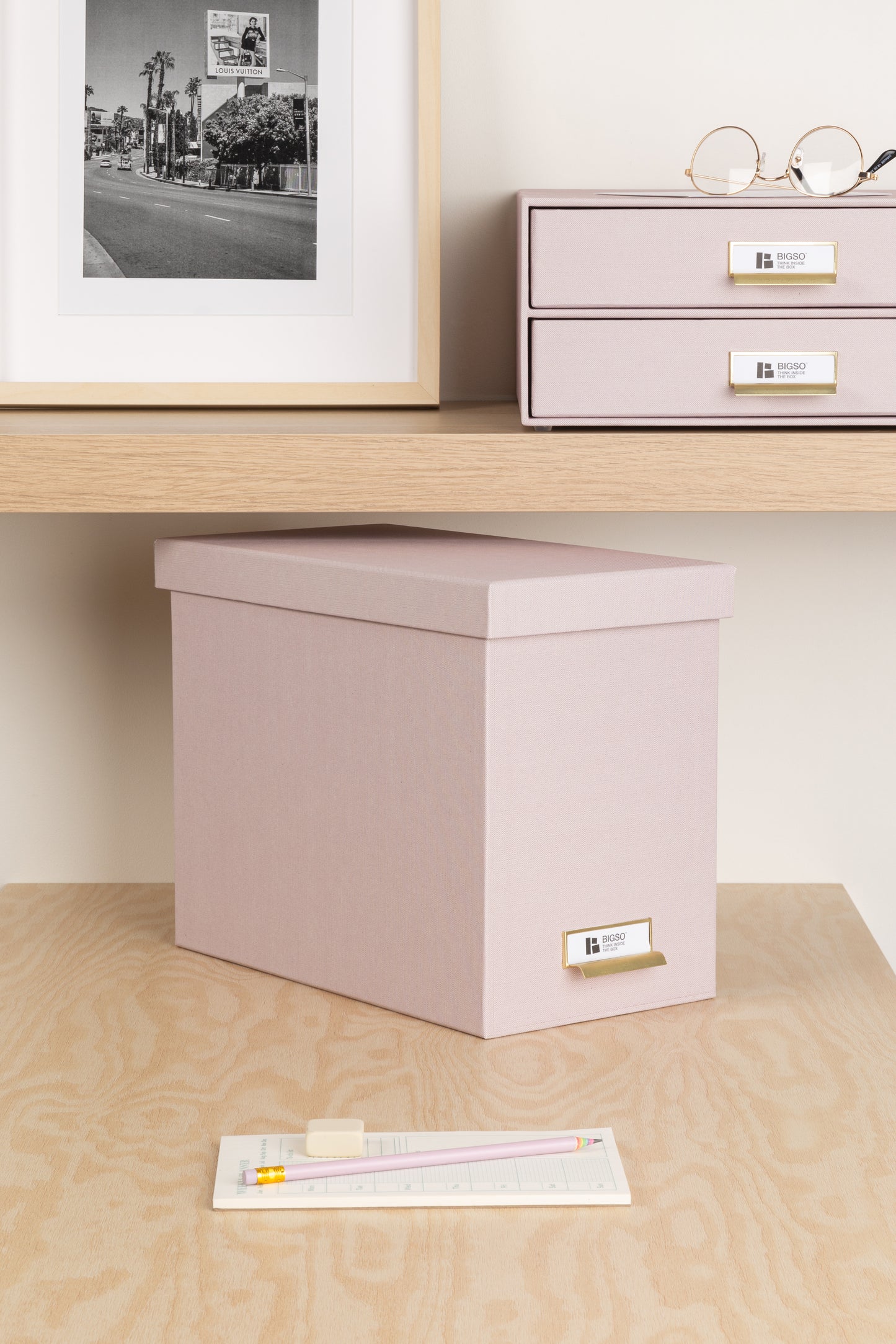 Johan File Holder- Rose- 100% Recycled Paper