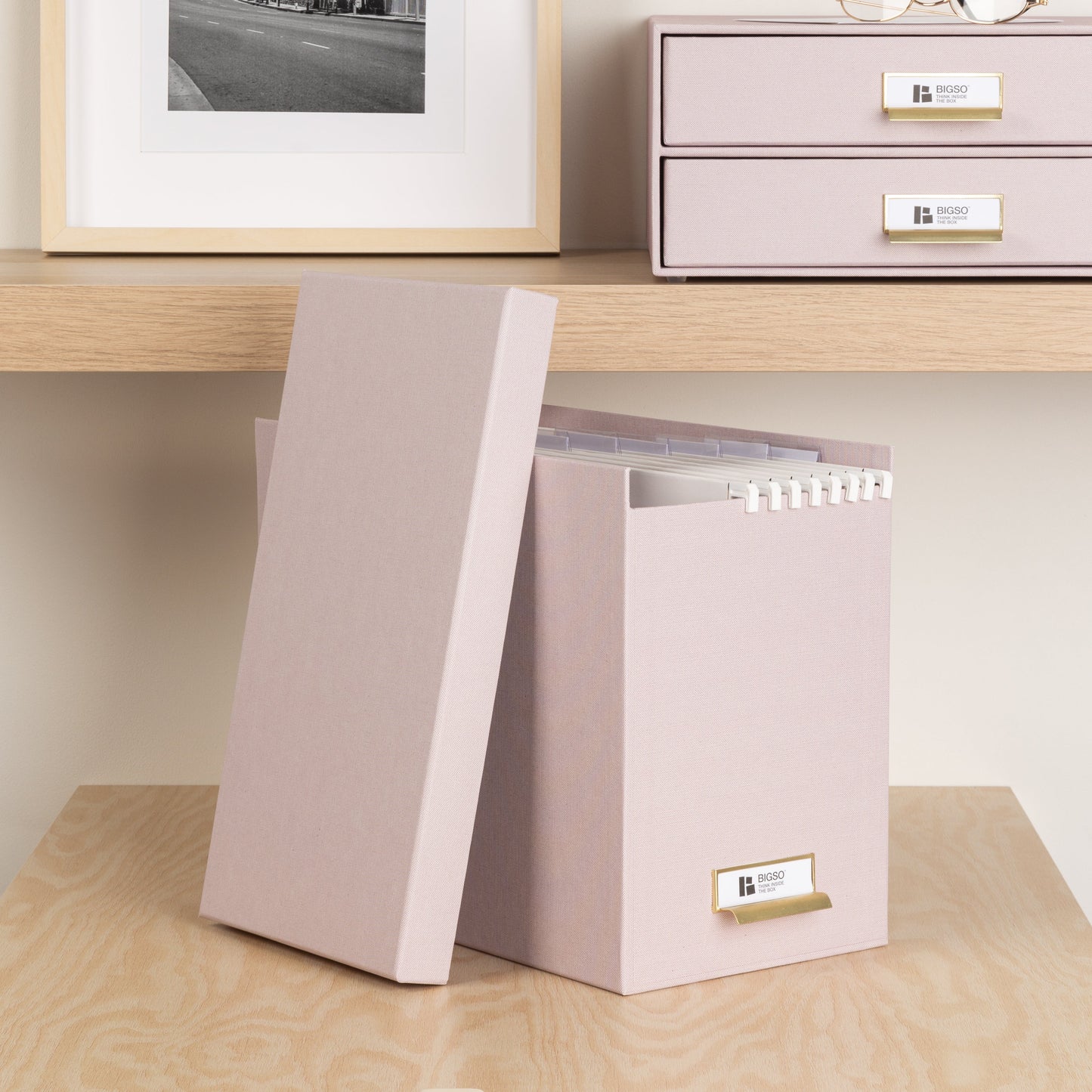 Johan File Holder- Rose- 100% Recycled Paper