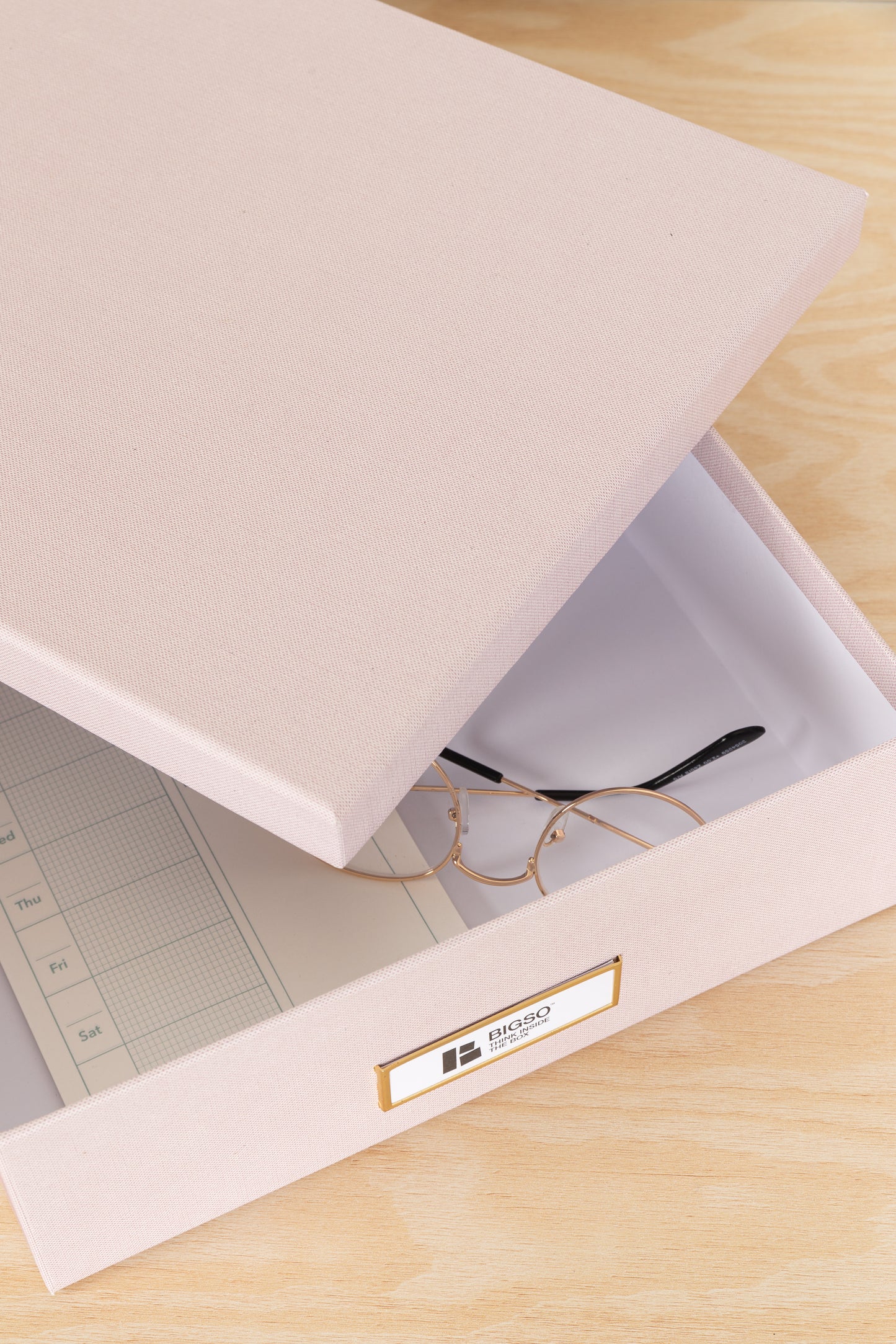 Oskar Document Box- A4- Rose