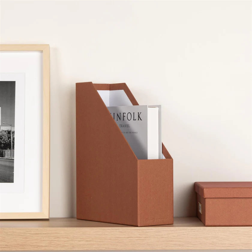 Victoria Magazine File Holder- 100% Recycled Paper