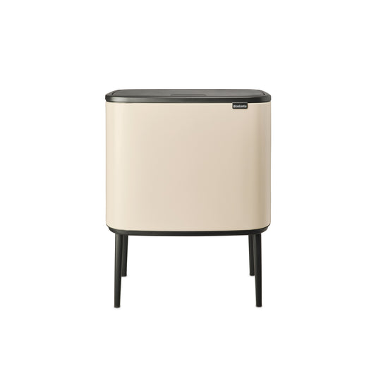 Bo Touch Bin- 11 + 23L- Soft Beige - The Organised Store