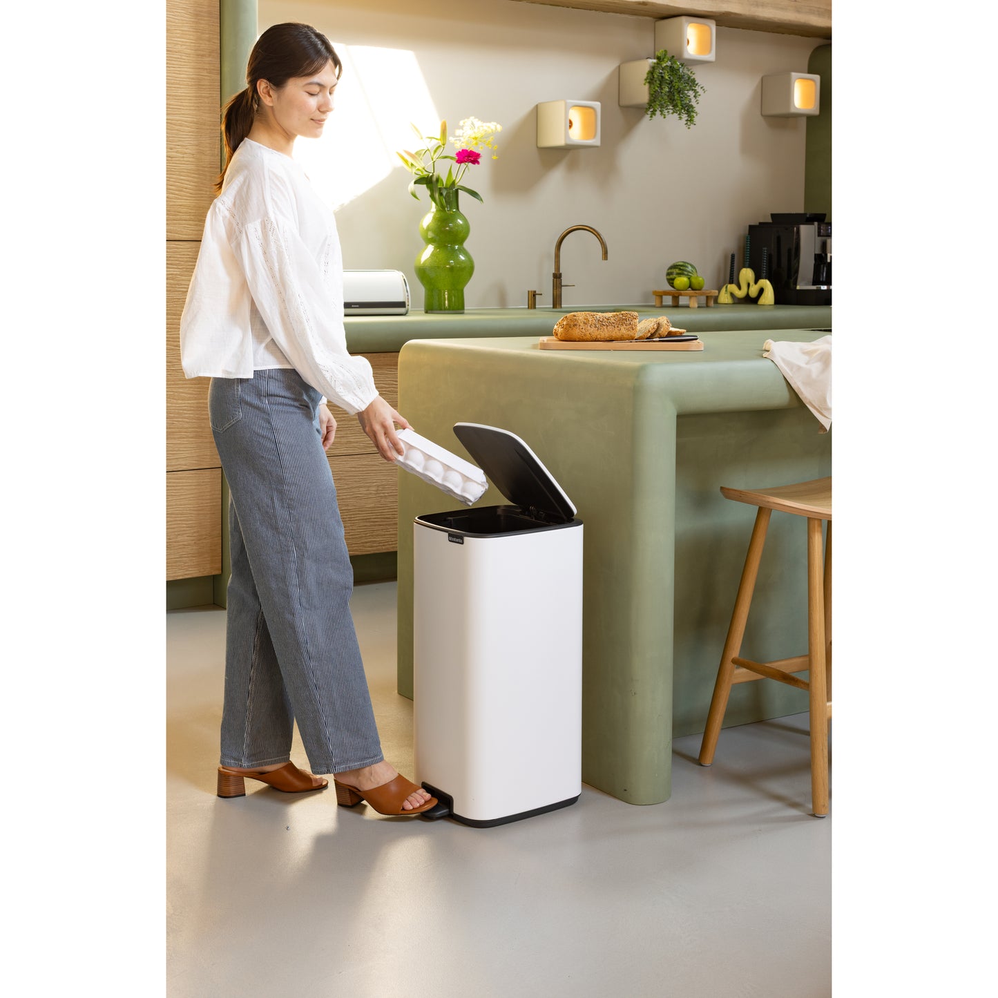 Bo Pedal Bin, 30 Litre - Various Colours