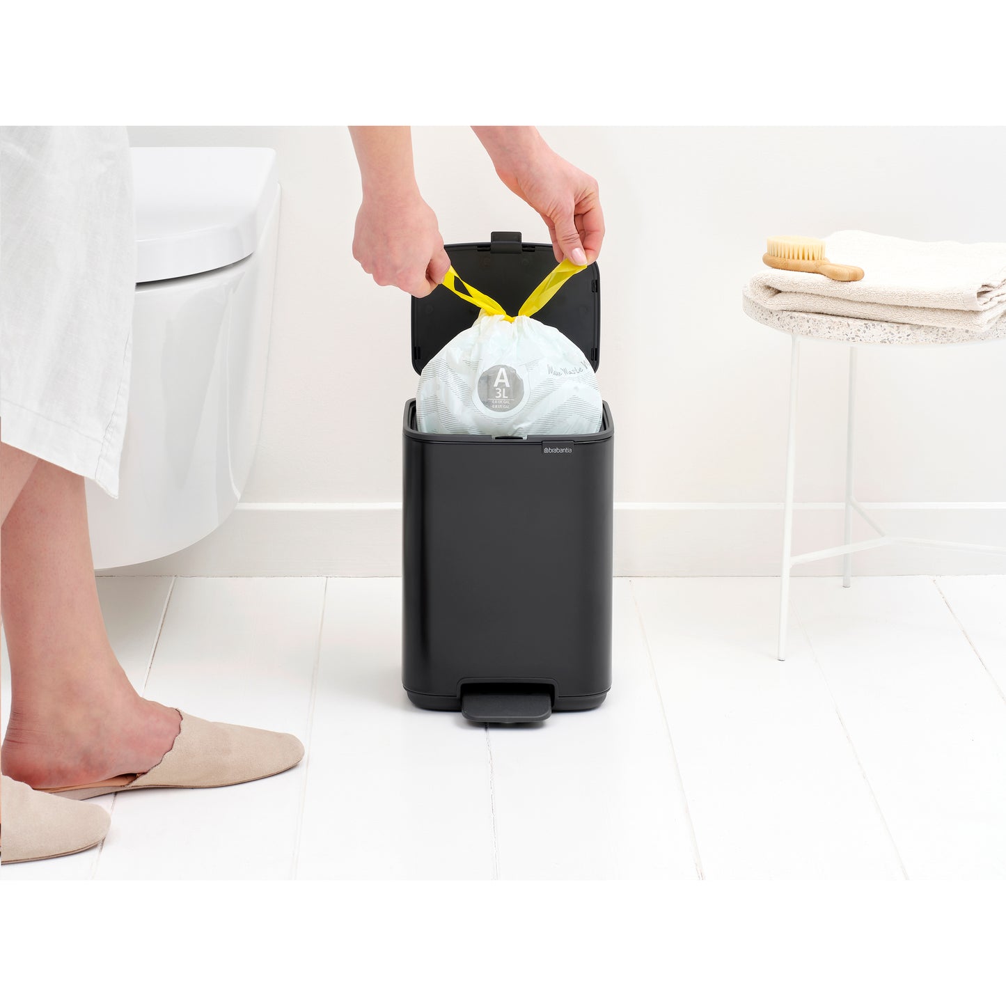 Bo Pedal Bin, 4 litres - Various Colours