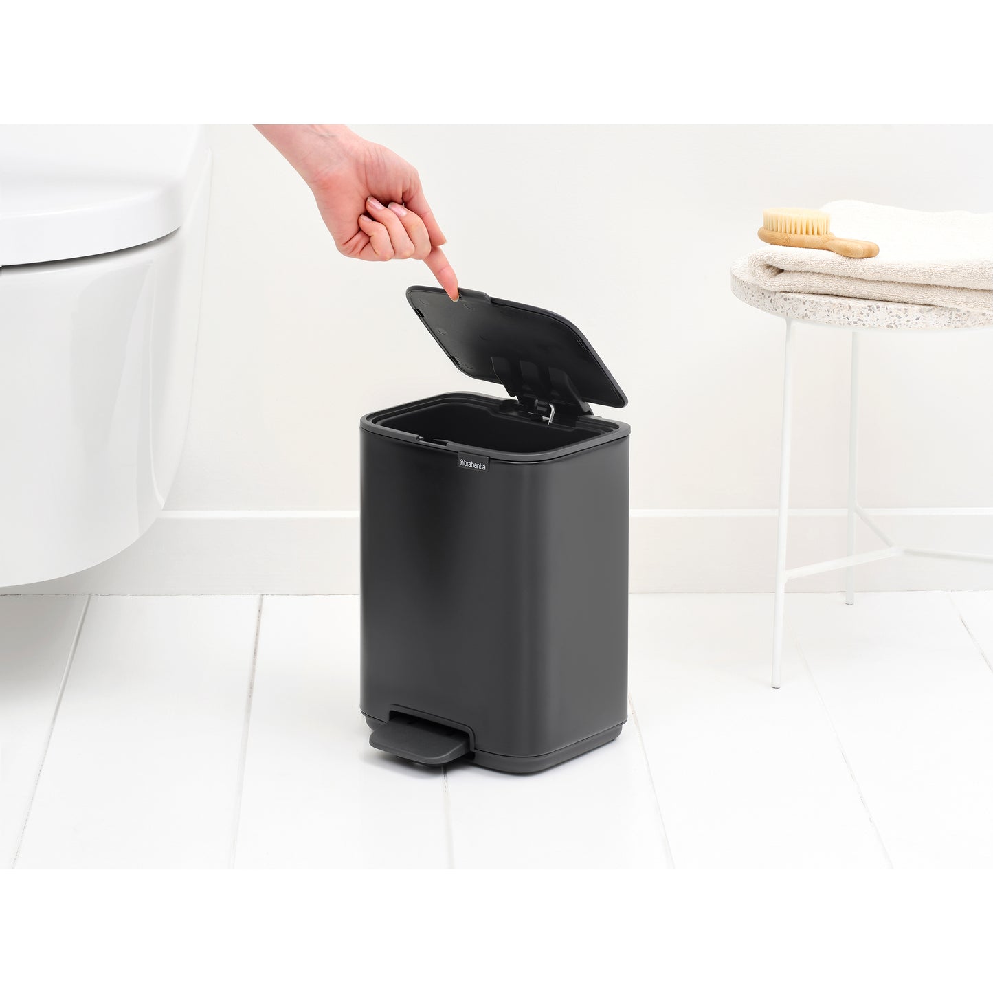 Bo Pedal Bin, 4 litres - Various Colours