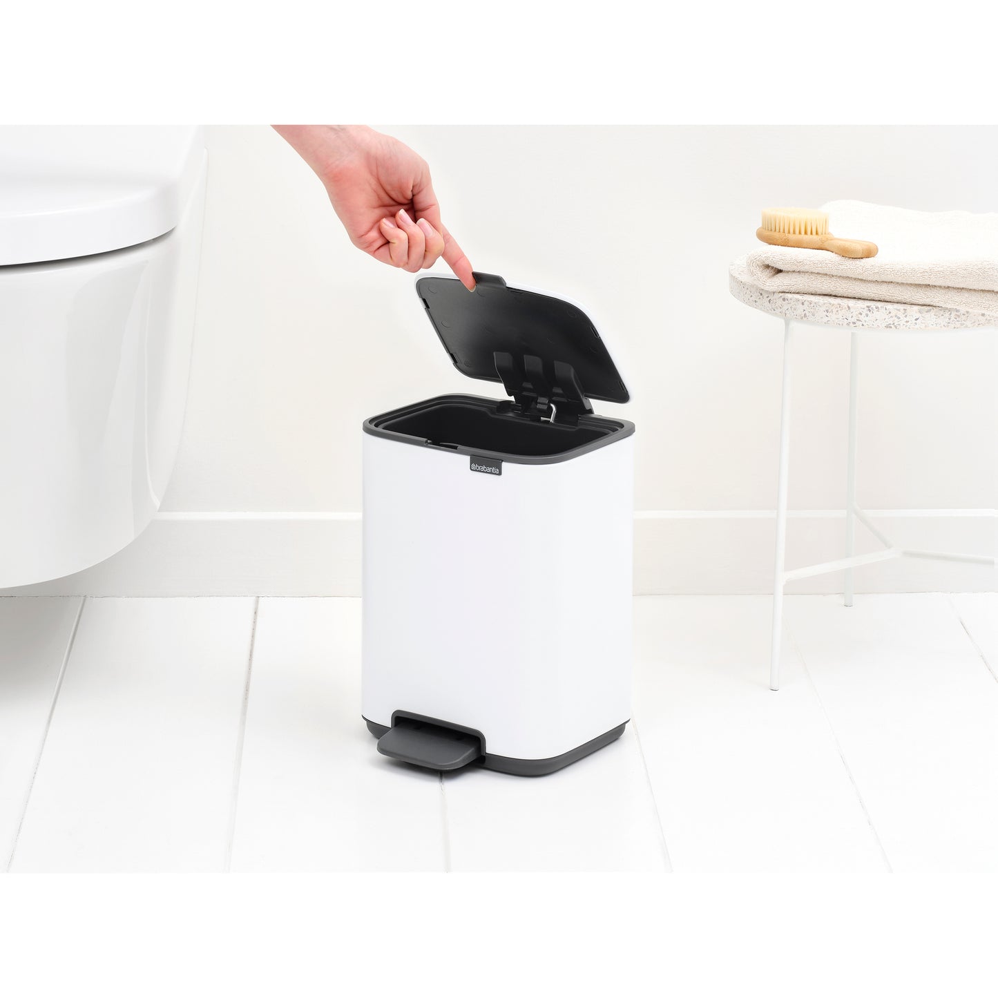 Bo Pedal Bin, 4 litres - Various Colours