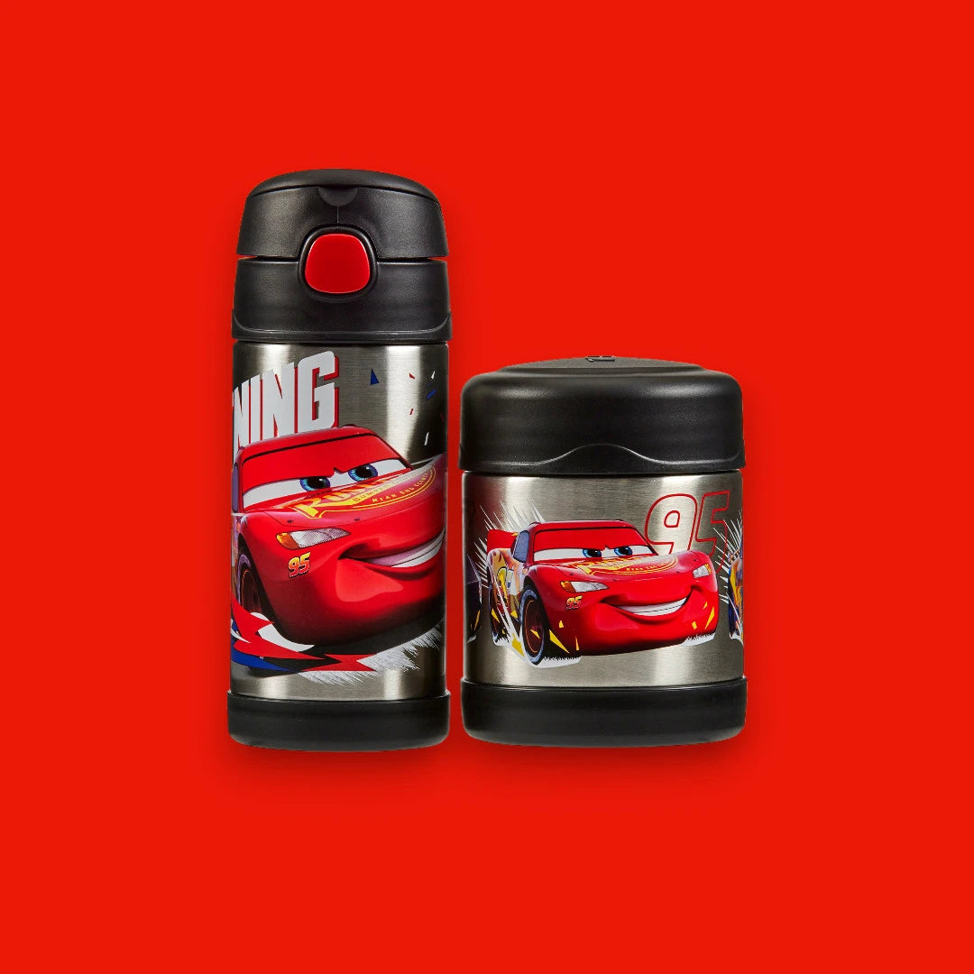 Thermos Disney & Pixar Cars Funtainer Bottle 335ml/ Food Flask 290ml