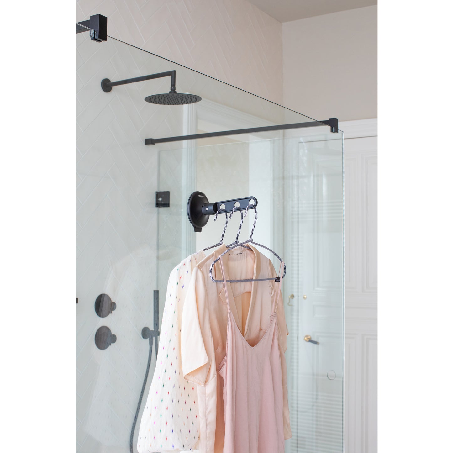 Clothes Hook With Suction Cup, Black