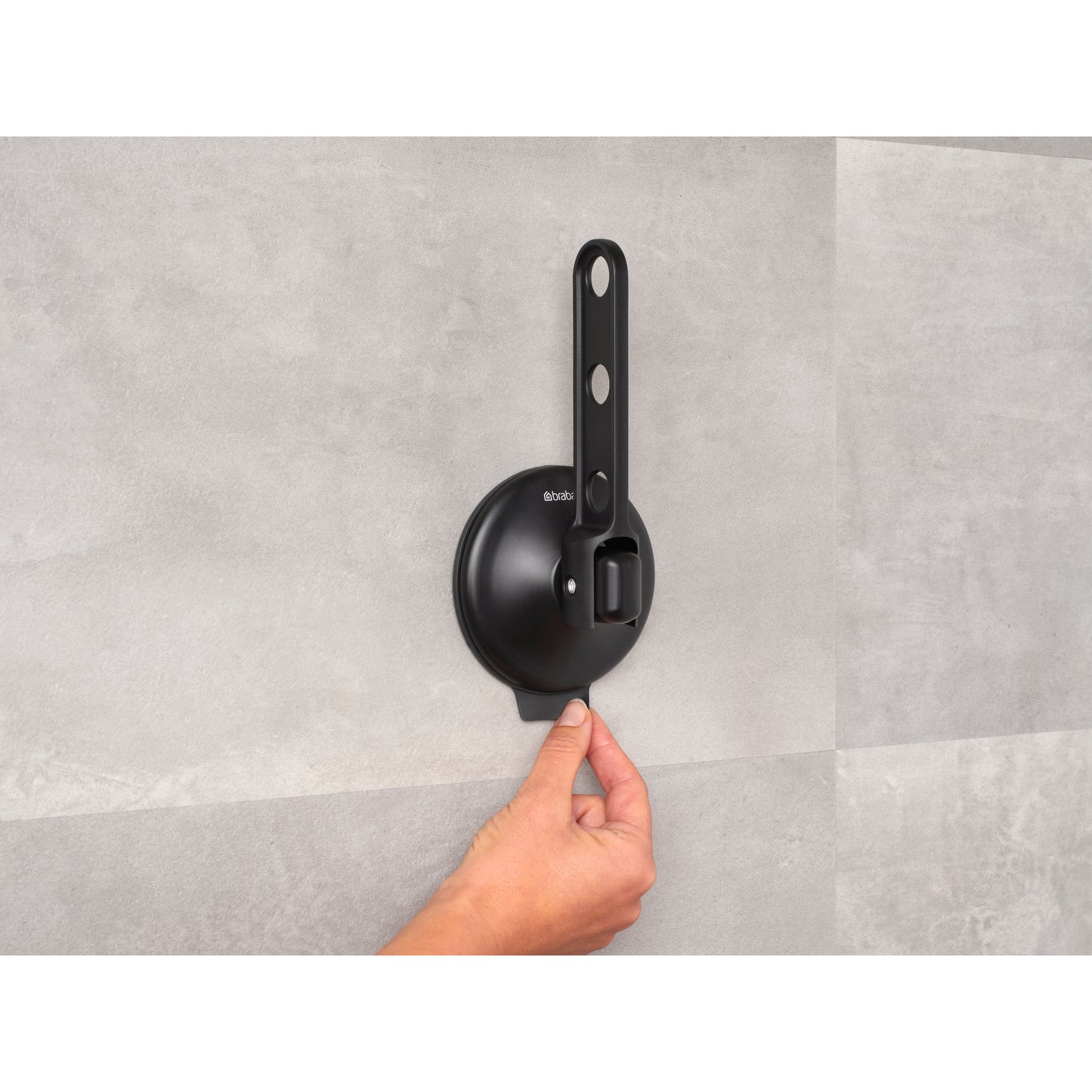 Clothes Hook With Suction Cup, Black