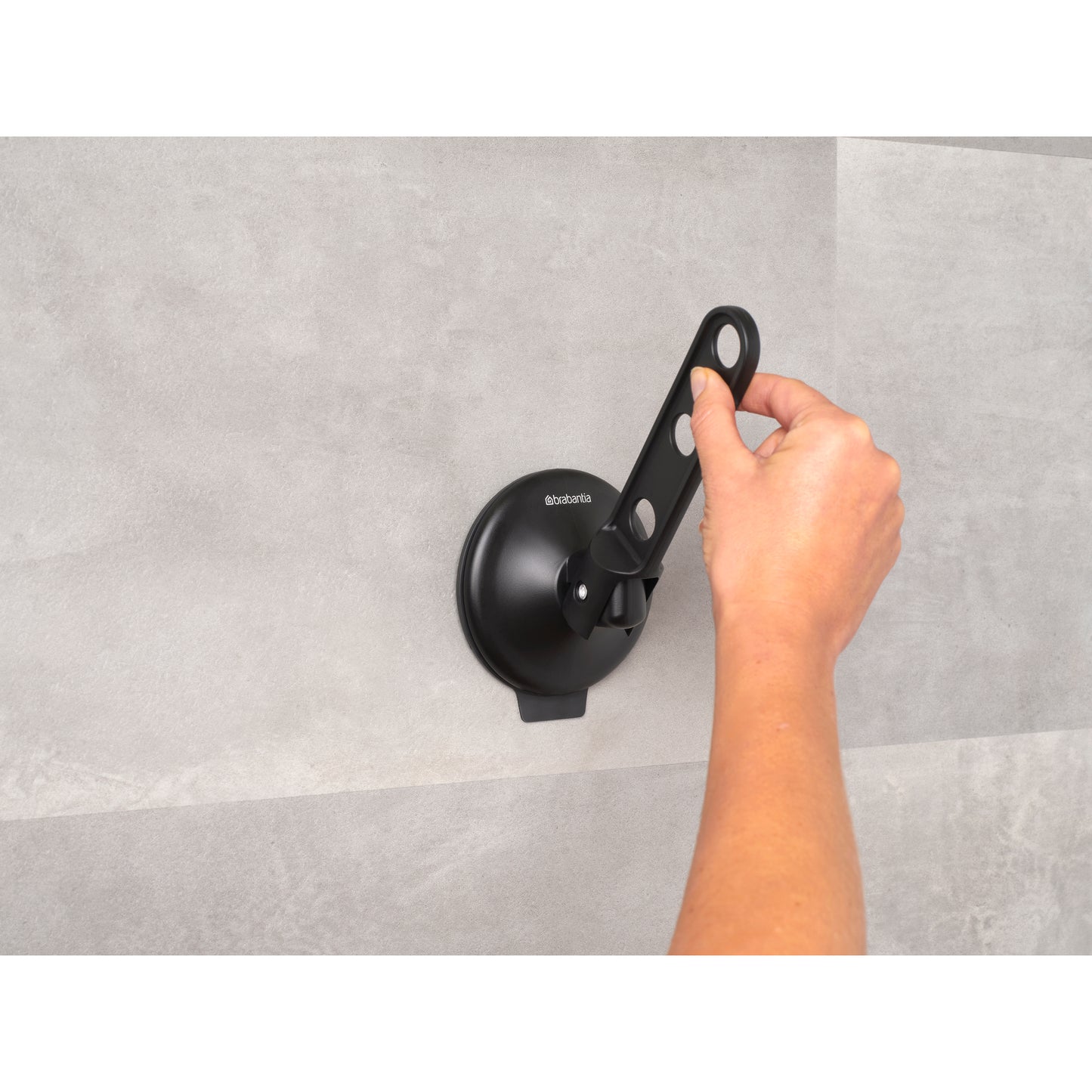 Clothes Hook With Suction Cup, Black
