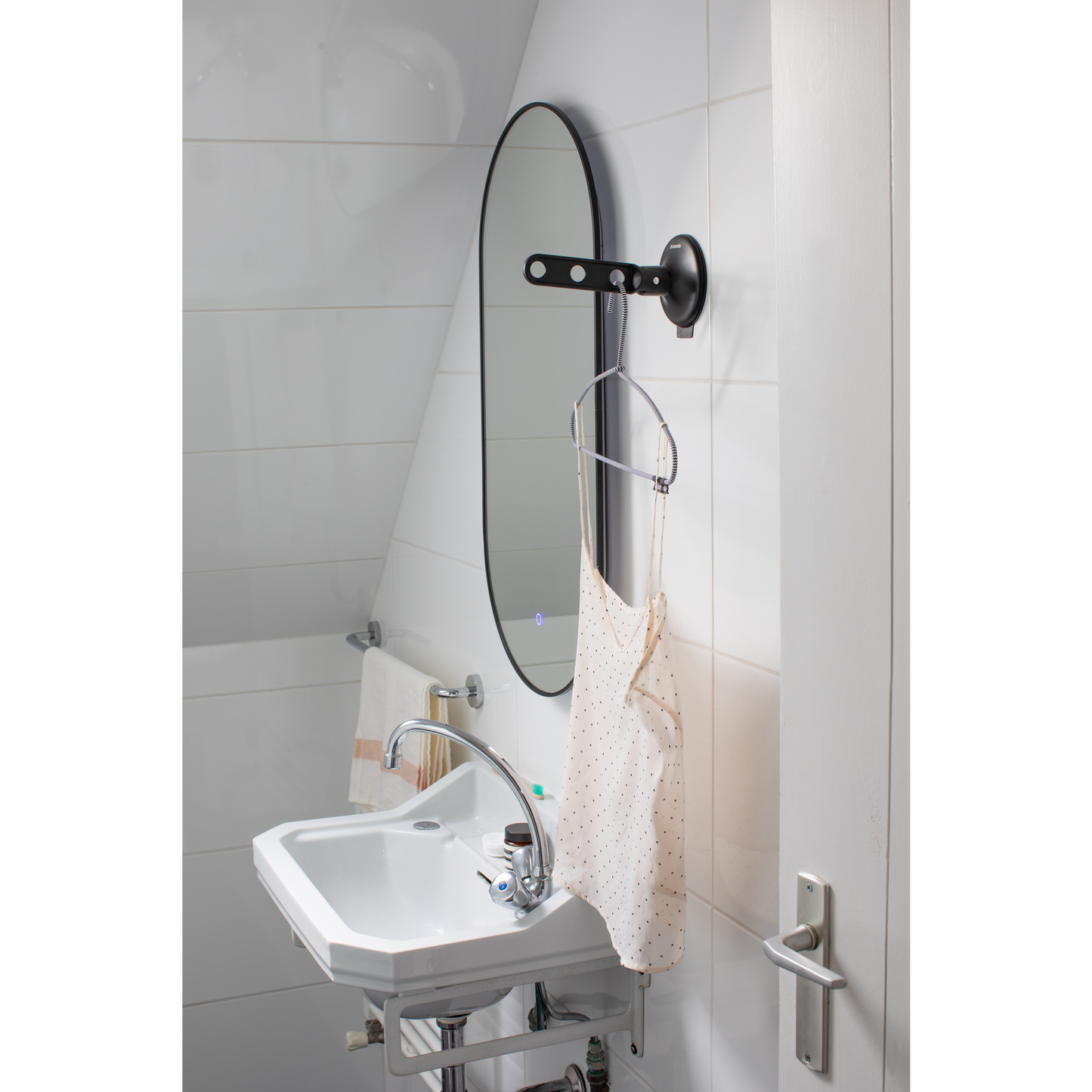 Clothes Hook With Suction Cup, Black