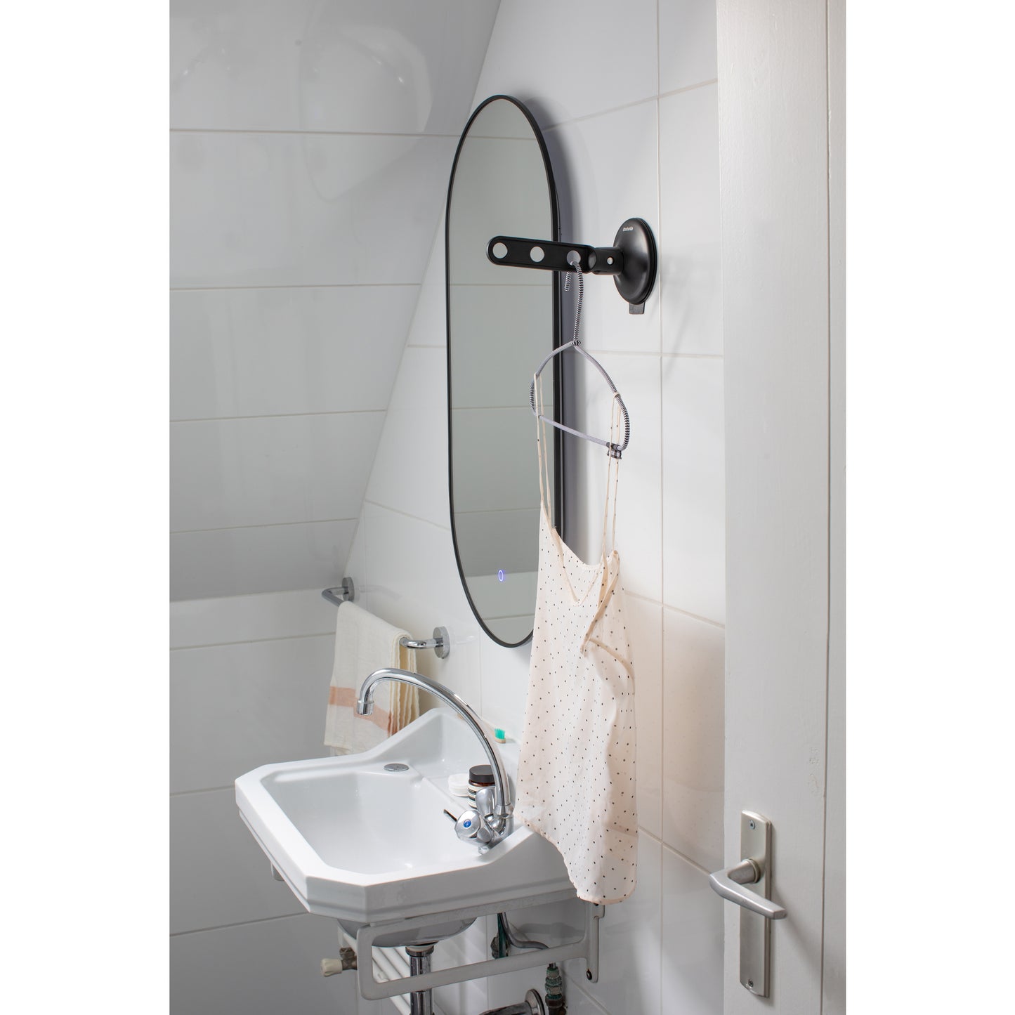 Clothes Hook With Suction Cup, Black