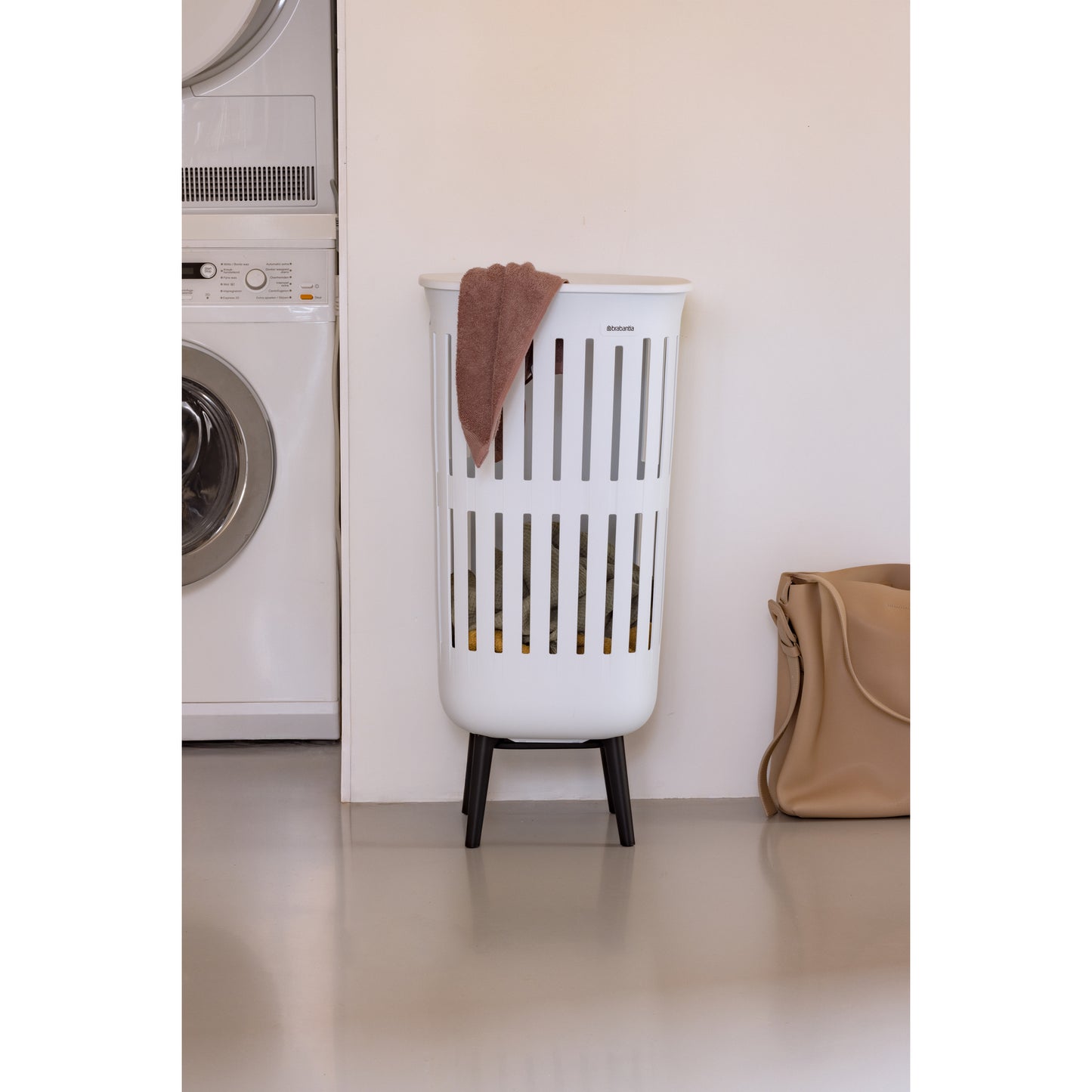 Collect-It Laundry Basket Hi 55L - White - The Organised Store