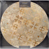 Creative Tops Gold Impressions Pack Of 4 Premium Round Coasters - Gold/Grey