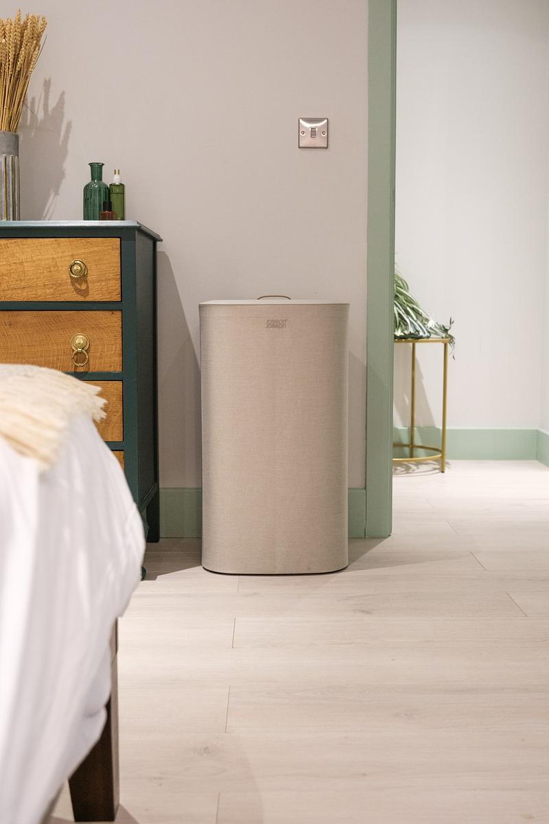 Tota 60L -Single- Laundry Basket- Ecru