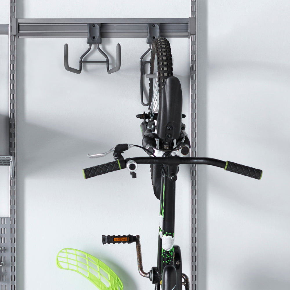 NEW GARAGE SYSTEM- Vertical Bike Hook Matte grey – The Organised