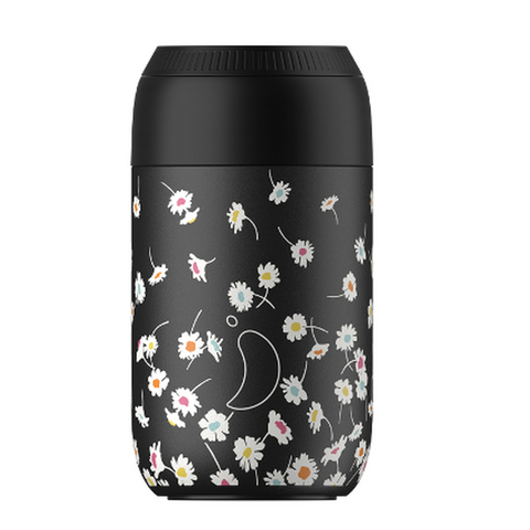 Chilly's  Liberty Series 2 Coffee Cup 340ml Summer Sprigs Blush