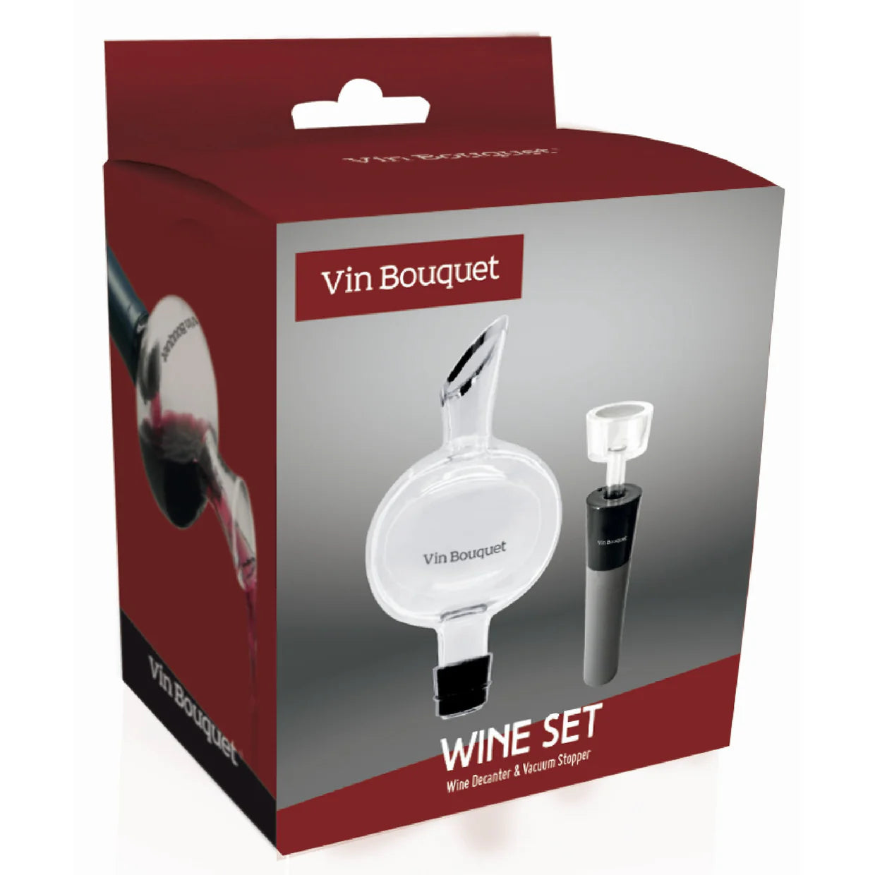 Mini Decanter & Vacuum Stopper Set