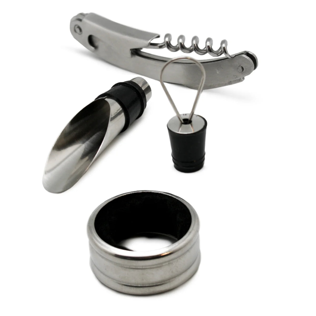 Wine Accessory Wine Accessory Set in Bottle-Shaped Case – The Organised Store