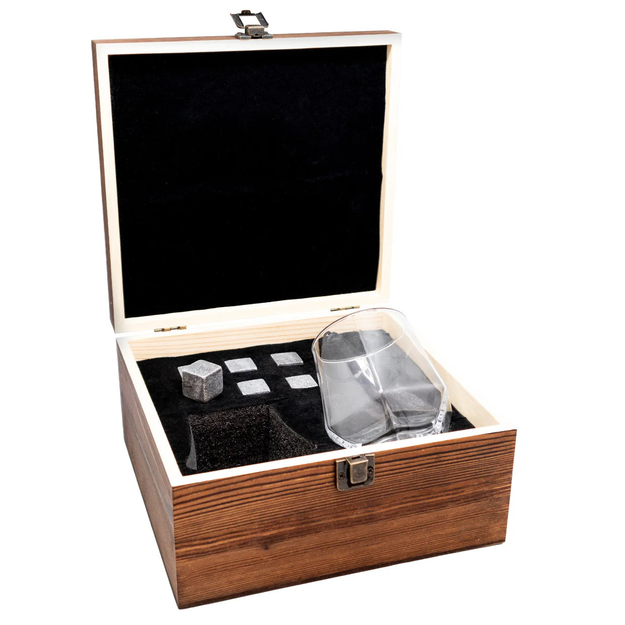 Whisky Set In Wooden Box