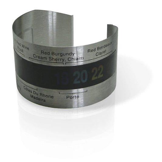 Analog Thermometer With Guide For Wine Bottles