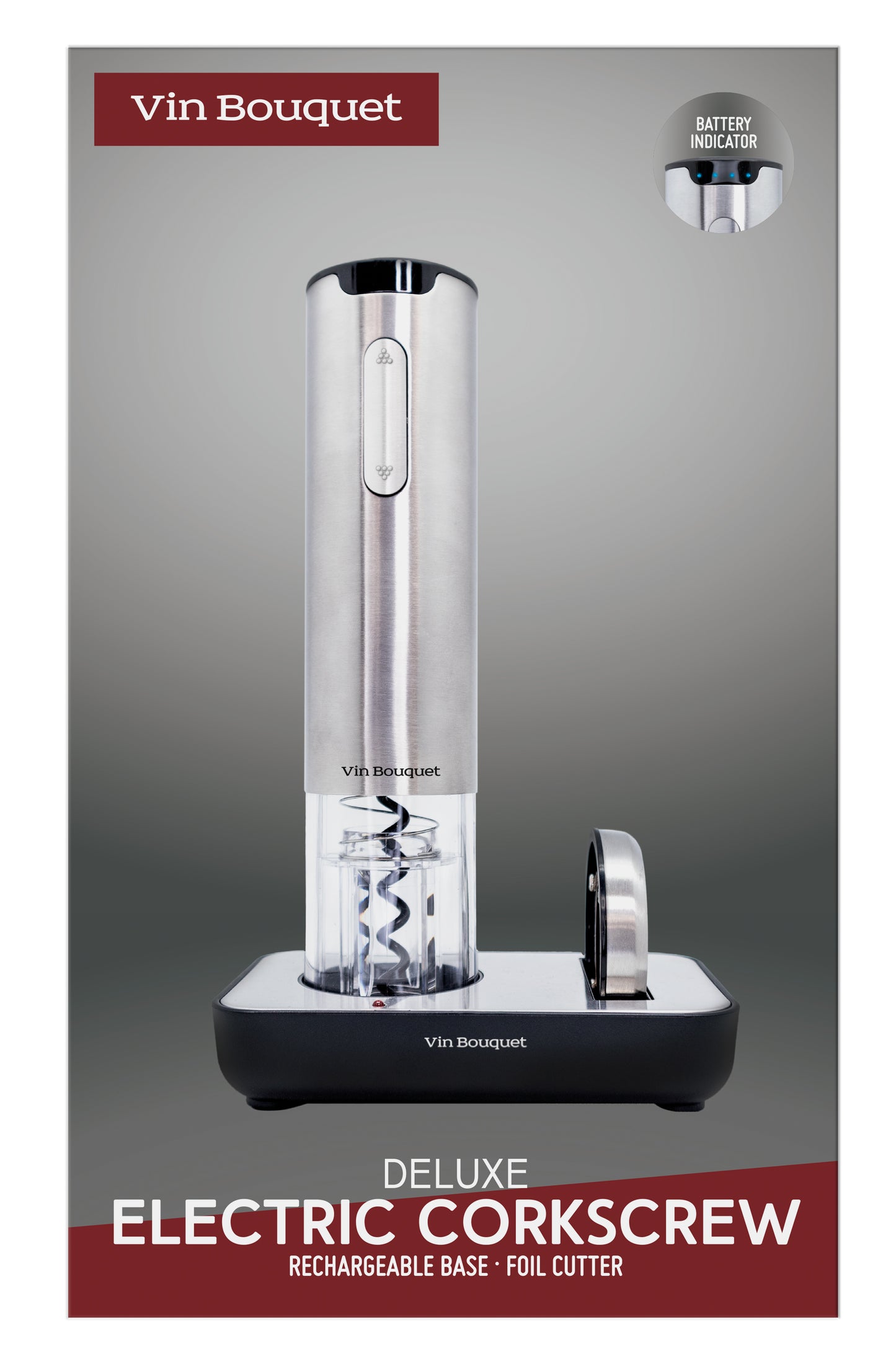 Deluxe Electric Corkscrew Set