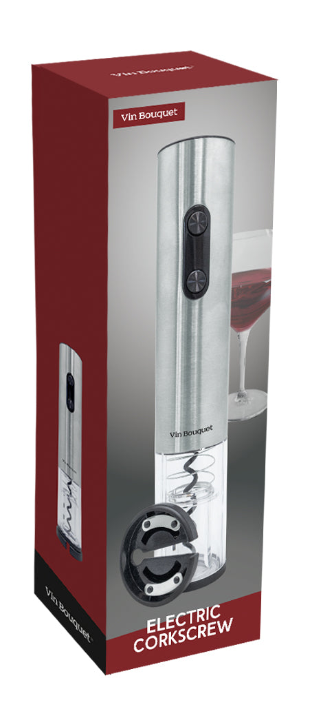 Electric Stainless Steel Corkscrew With Automatic Opening